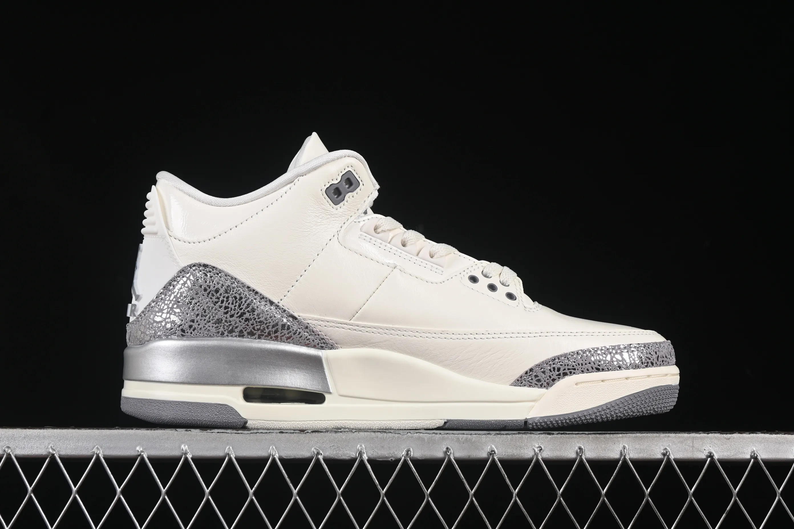 All categories Air Jordan Jordan series basketball shoes Air Jordan 3 OG version Air Jordan 3 "Sail Metallic Silver" AJ3 Joe 3 Metallic Silver CK9246-100